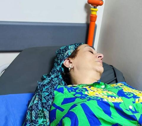إصابة الفنانة مريم سعيد صالح بورم في المعدة